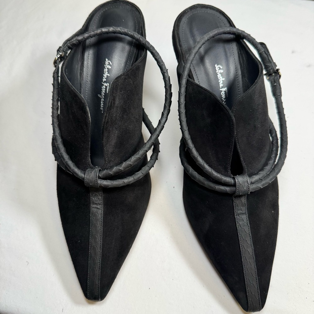 Salvatore Ferragamo Black Heels